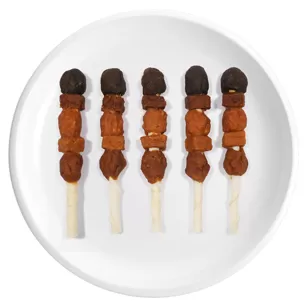 Beef Hide Shish Kabob (치킨, 오리, 소고기, 호박, 고구마)